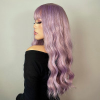 Peruca Long Purple